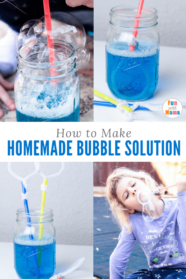 The Best Homemade Bubble Recipe - WeHaveKids