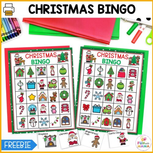 Free Printable Bingo Cards for Kids - Fun with Mama