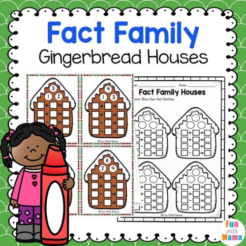 Gingerbread Fact Family - Fun with Mama