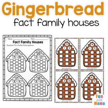 fact family worksheets