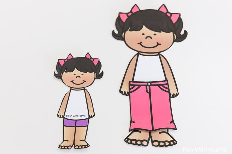 Printable Paper Dolls For Spring, Summer, Winter and Fall - Fun with Mama
