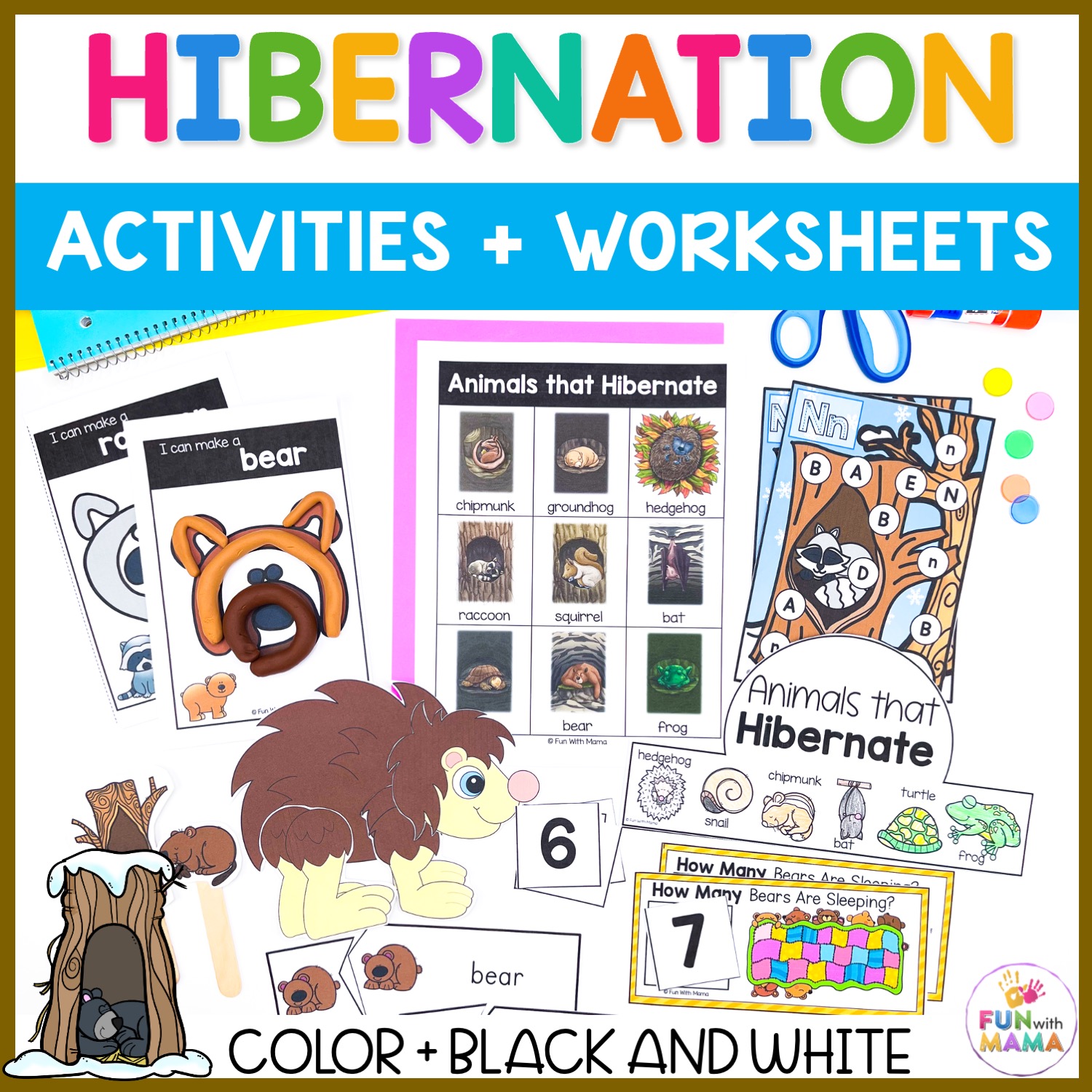 animals-that-hibernate-printable-pack