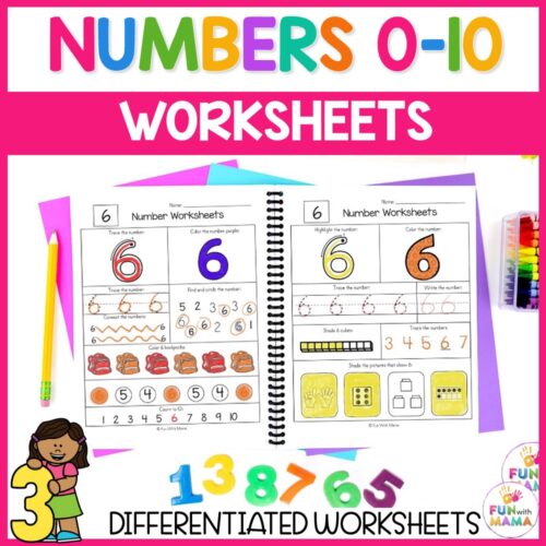 Numbr One Worksheet Engaging Preschool Number Worksheets (+ FREE Printable!)
