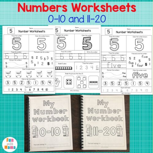 Numbr One Worksheet Engaging Preschool Number Worksheets (+ FREE Printable!)