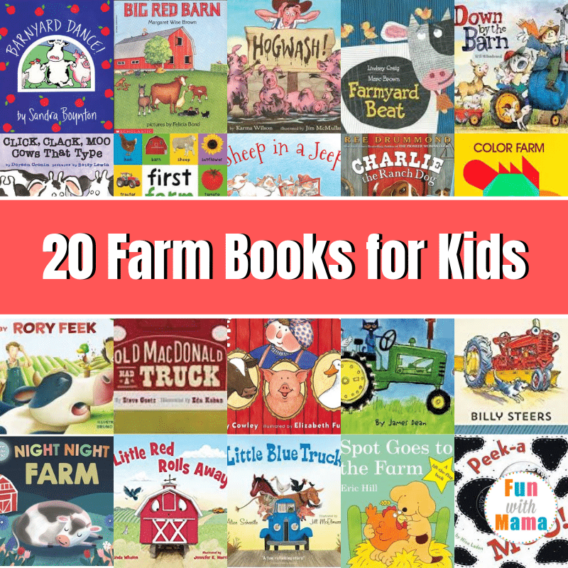 20 Farm Stories and Books for Kids - Fun with Mama