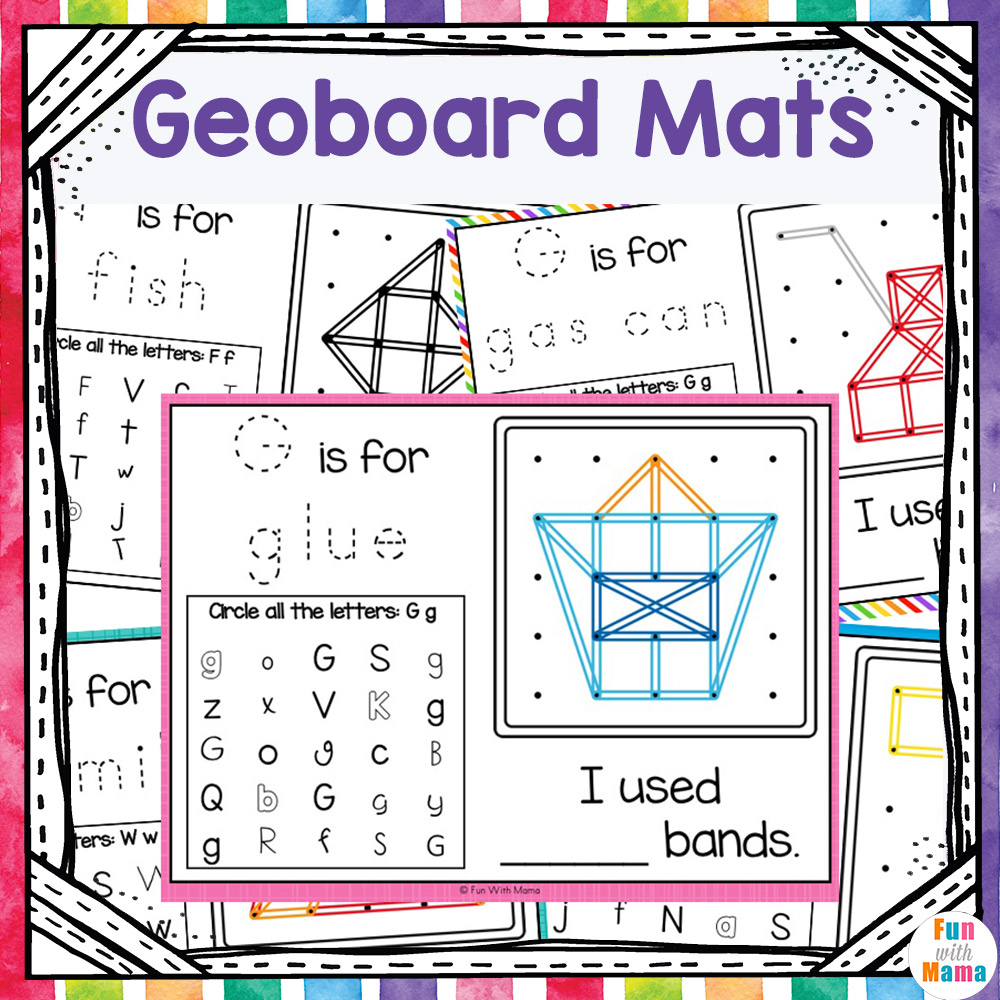 geoboard activities and patterns 