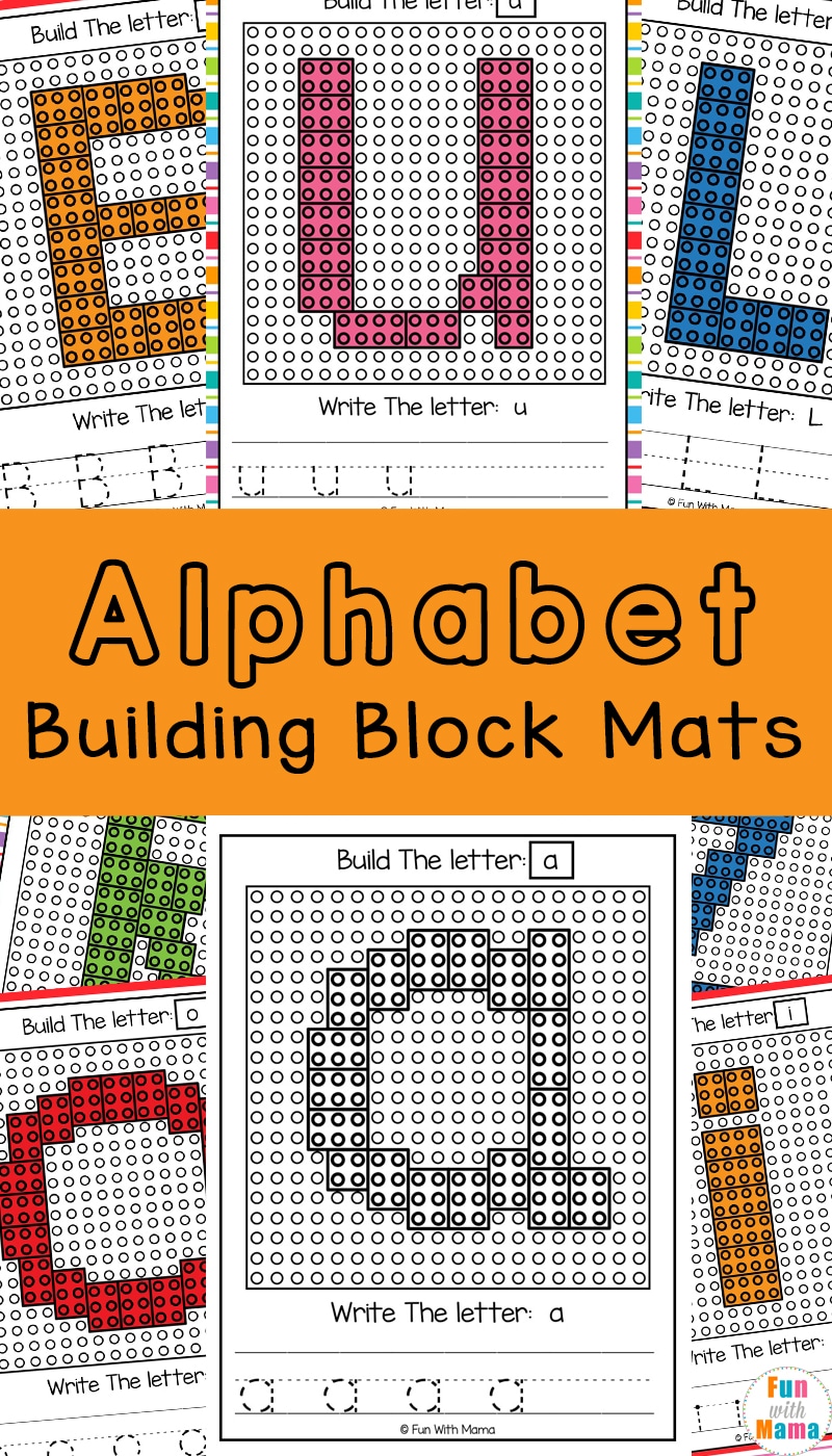 Alphabet Building Blocks, Alphabet Letters Blocks
