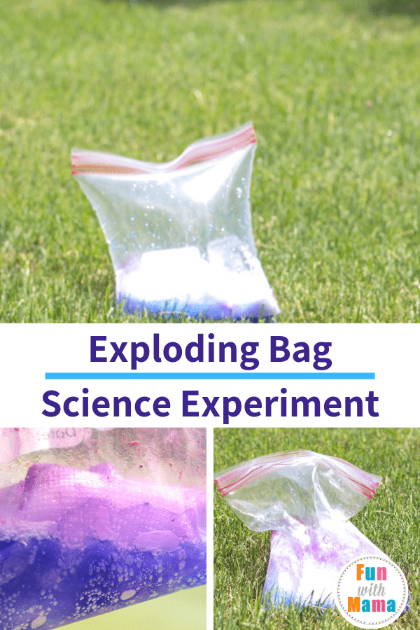 exploding bag - fun science experiment for kids 
