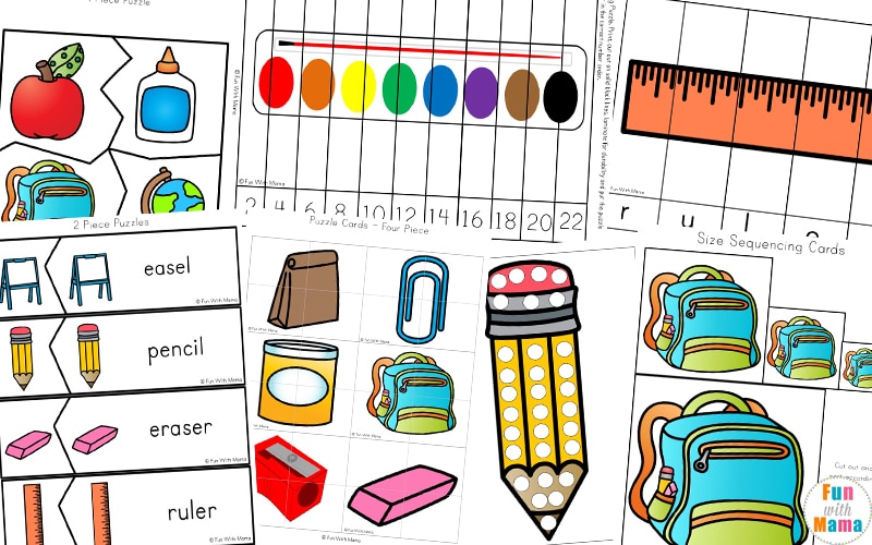 FREE Back to School Printables & Activities for Kids