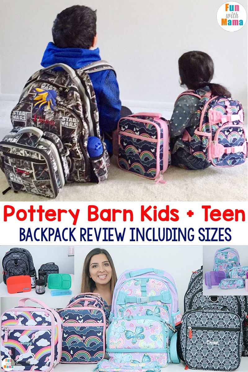 Pottery Barn Backpacks Review - Fun with Mama