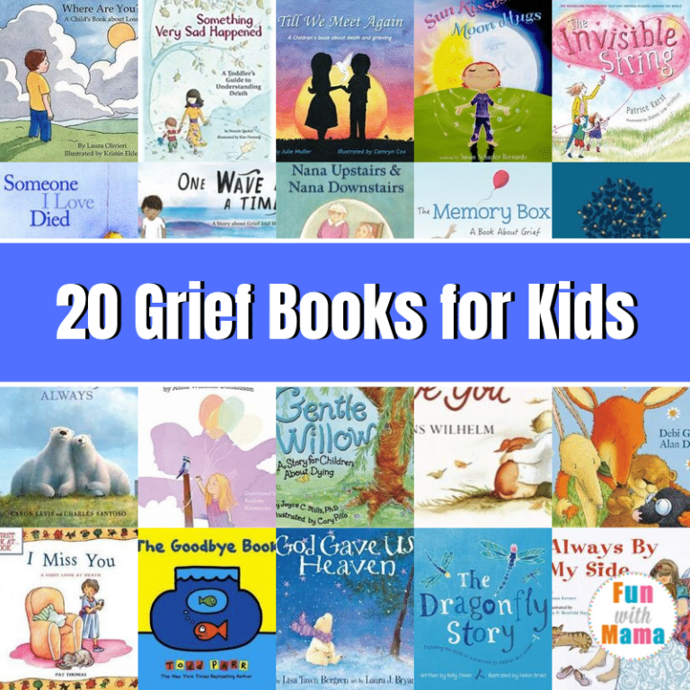 20 Grief Books for Kids Fun with Mama