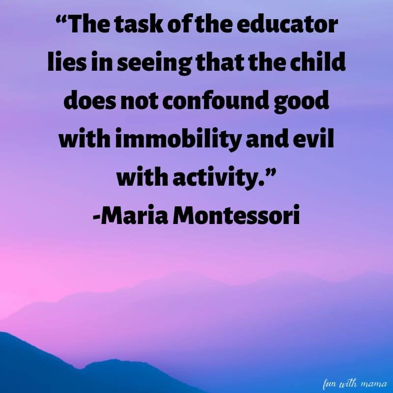 Maria montessori quotes