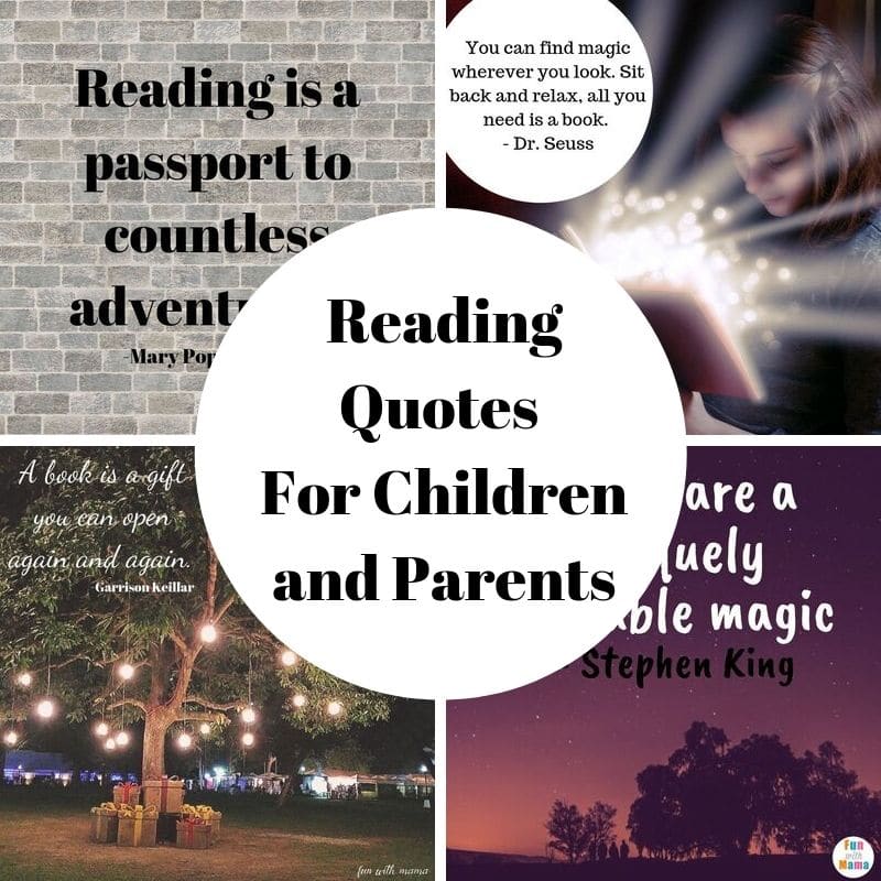 Reading Quotes to Encourage the Love of Reading Fun with Mama