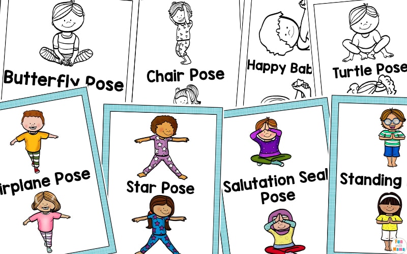 printable yoga cards for kids 