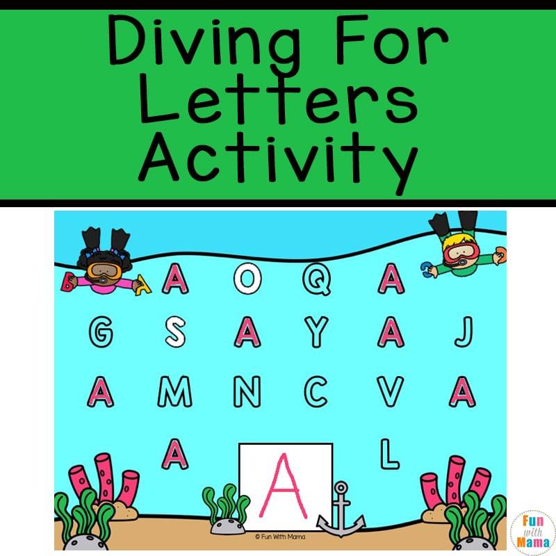 preschool letter activity 