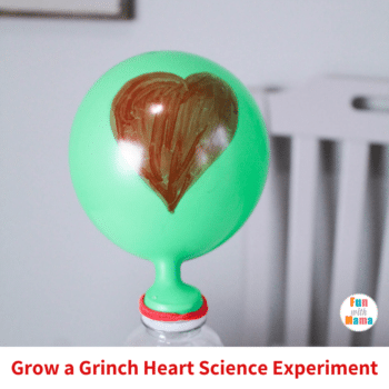 grinch heart science experiment