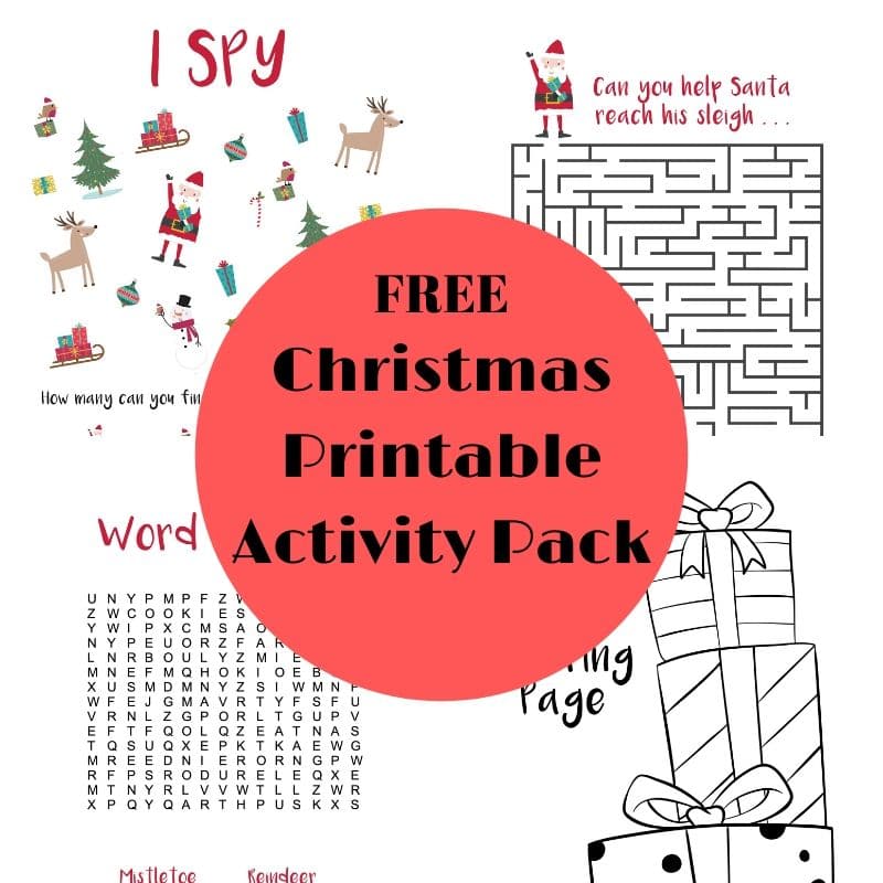 Christmas Printable Activity Packet For Kids Fun With Mama