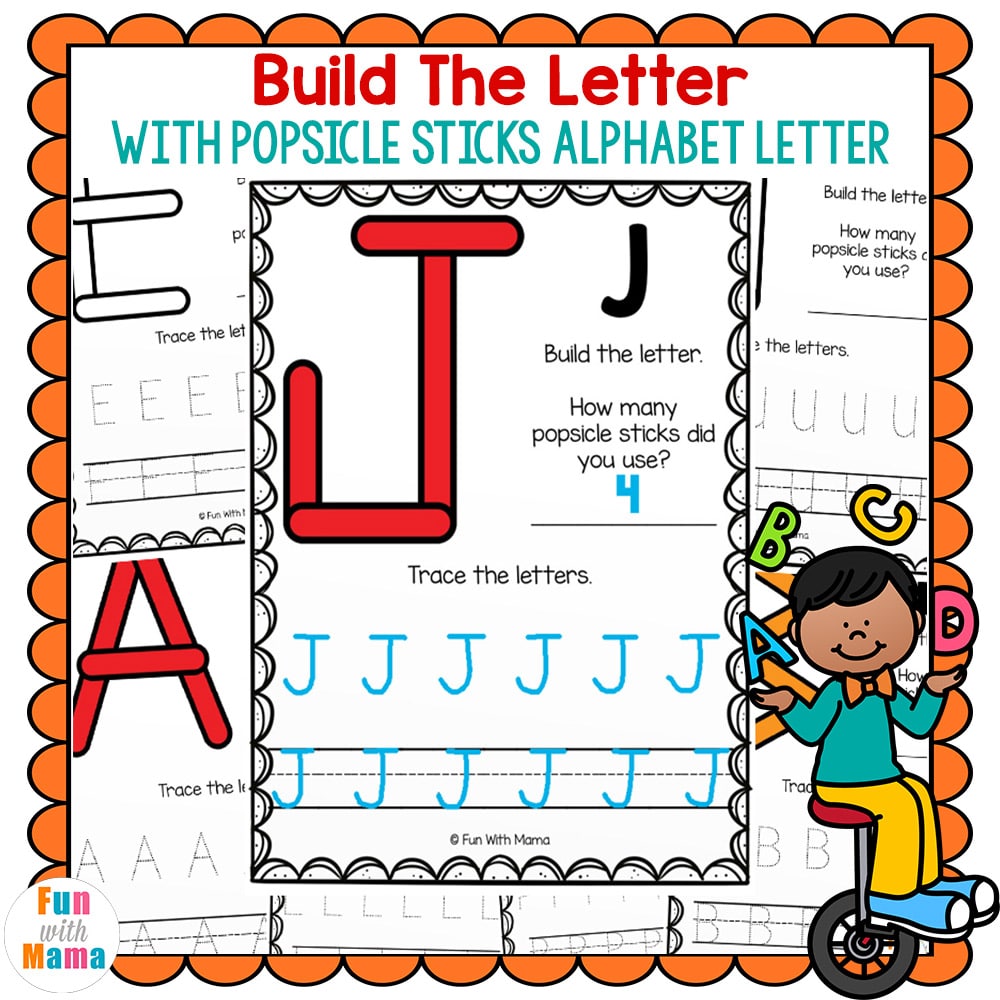 build the letter alphabet learning