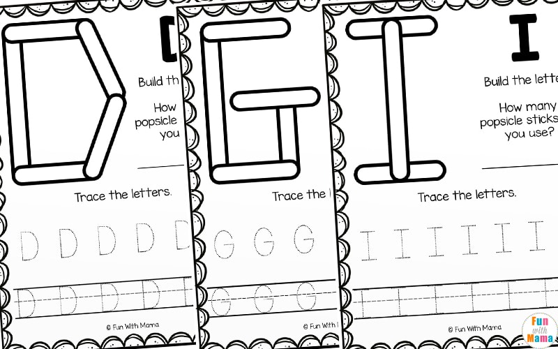 teaching letters activity and worksheets 