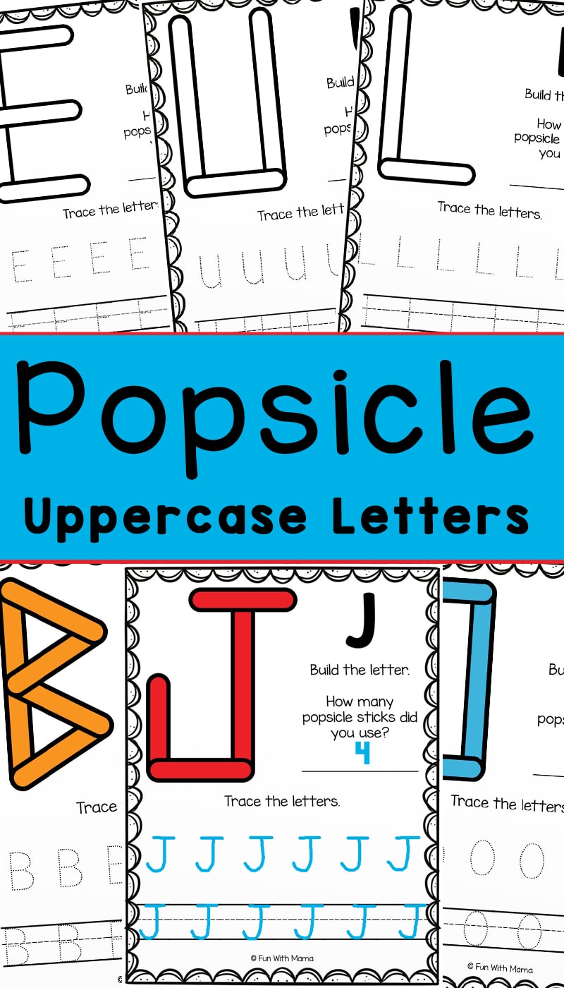 popsicle uppercase letter printables fun teaching letters activity fun with mama