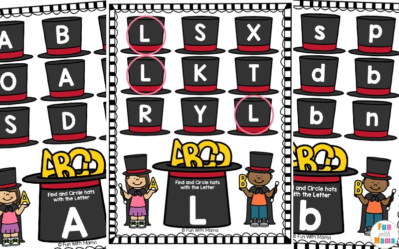 alphabet letter learning 