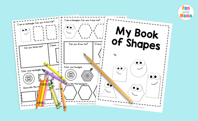 My Printable Book of Shapes: An Activity For Preschoolers