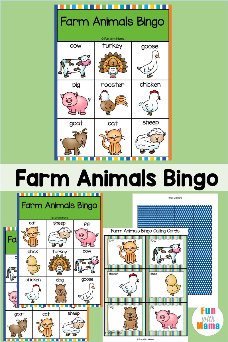 printable free animal bingo 
