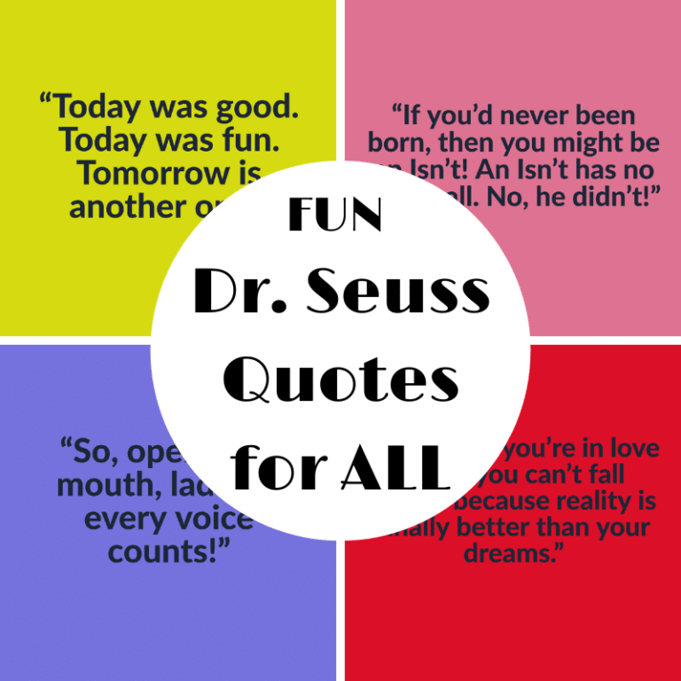 60+ Best Dr. Seuss Quotes + Sayings Fun with Mama