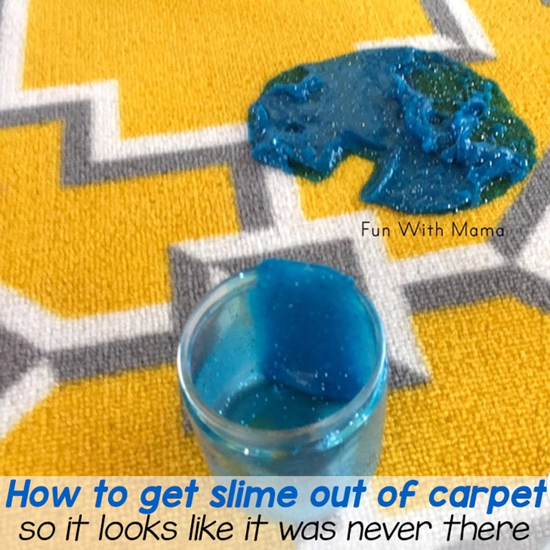 how to get slime out of carpet