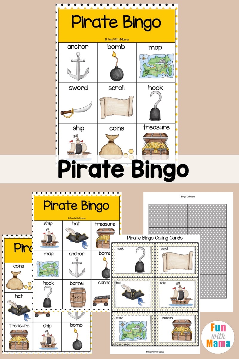 pirate bingo printable for kids 