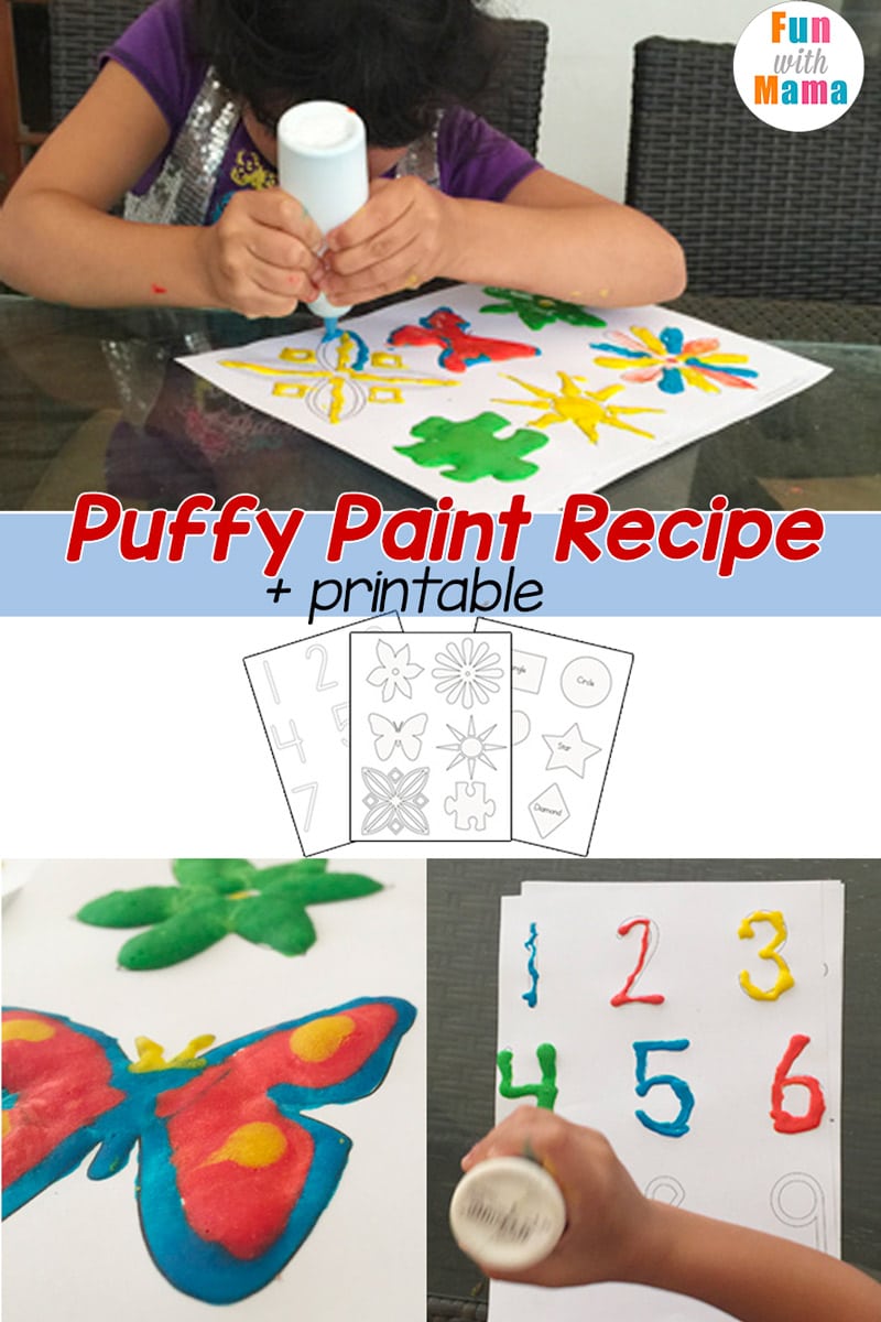 puffy paint recipe