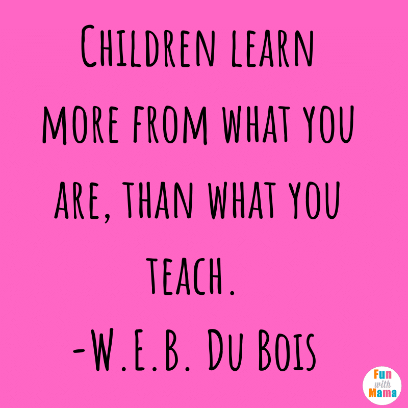 children learn from you quote
