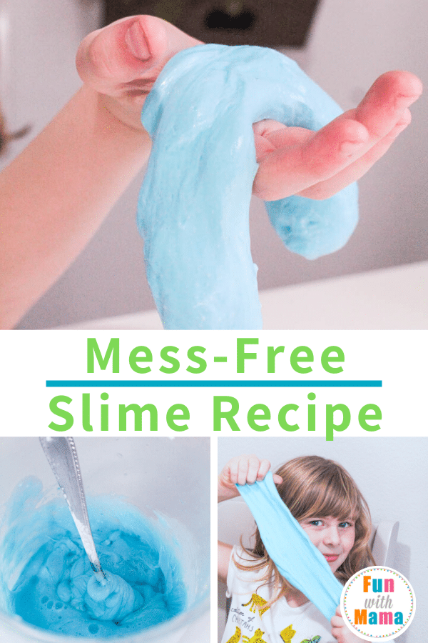 mess free non sticky slime recipe