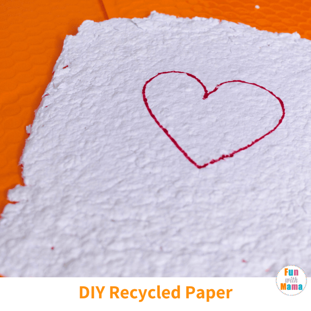 Recycled Paper Activity for Kids - A Fun Paper Making Process