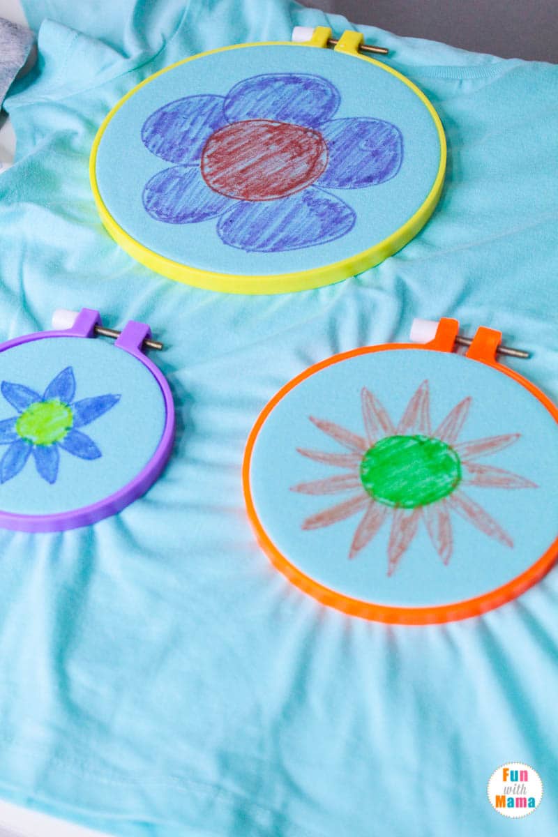 Kids Tie Dye Shirts Using Sharpies