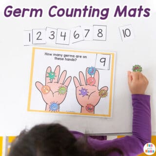 germ counting mats