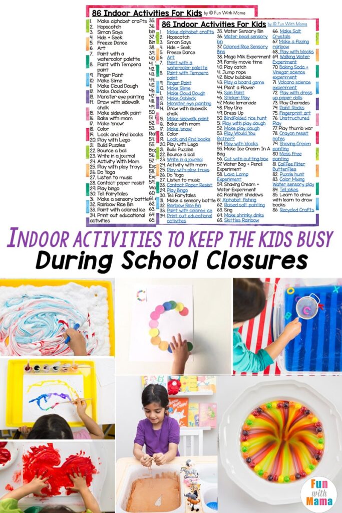 indoor activities for kids