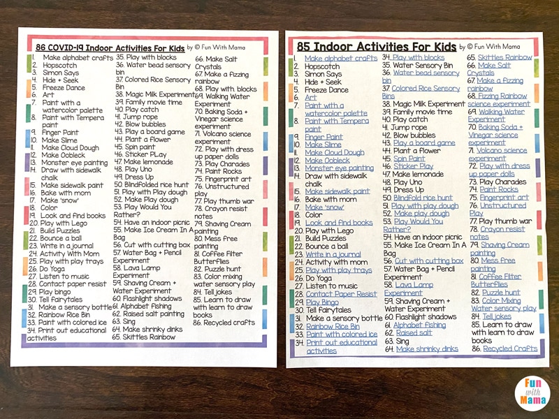 Things For Kids to Do When Bored: Free Printable Kids activities at home, Indoor activities for kids, Business for kids