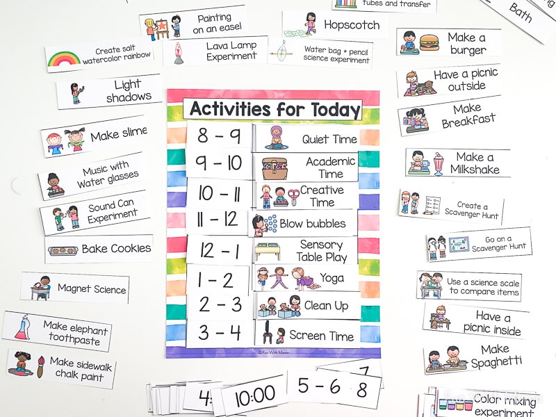 Kids Schedule - Activity planning + homeschool