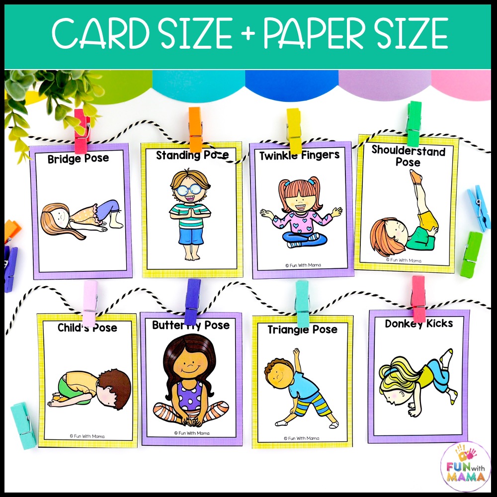 Yoga Cards for Kids – Parenting Chaos | Yoga cards, Kids yoga poses, Childrens  yoga