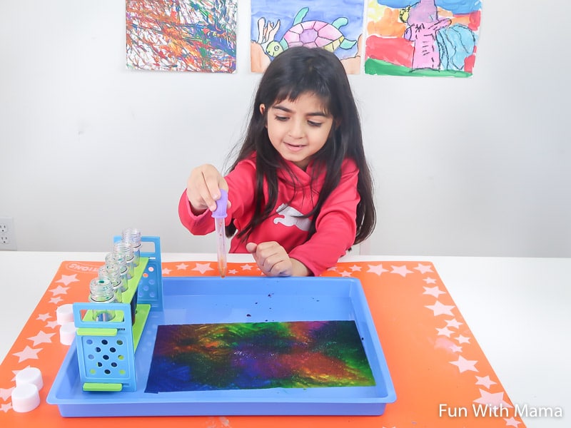 Paper Towel Painting - Easy Painting for Kids
