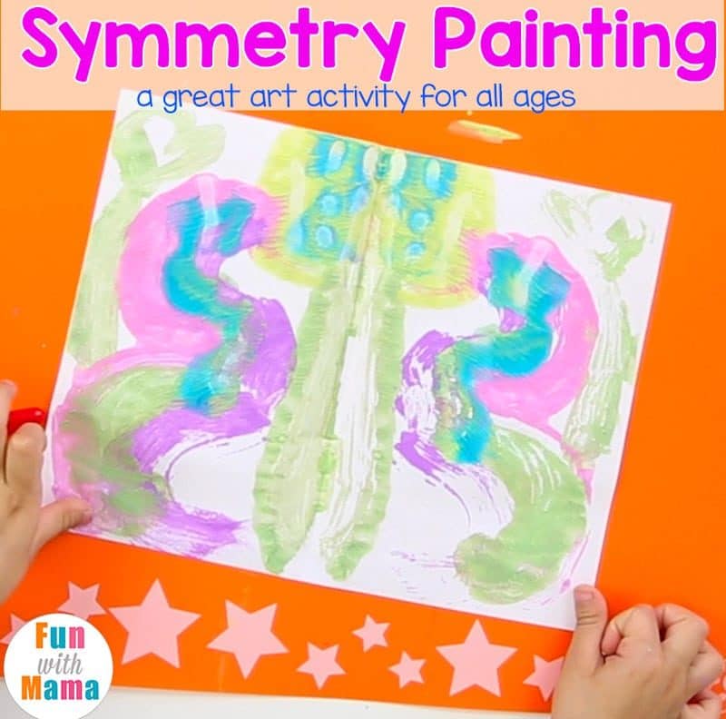 symmetry painting for kids 