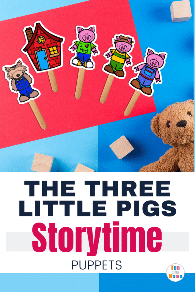 stick puppets for story time pin