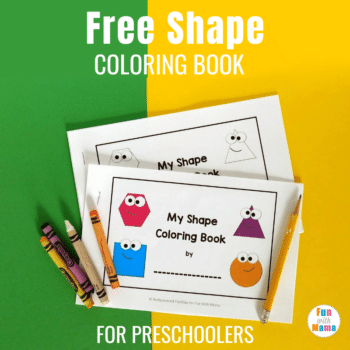 Free 2D Shape Coloring Book - Shape Coloring Pages For Preschoolers