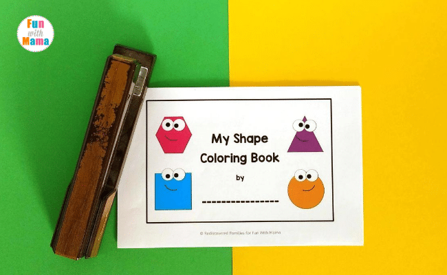 Free 2D Shape Coloring Book - Shape Coloring Pages For Preschoolers