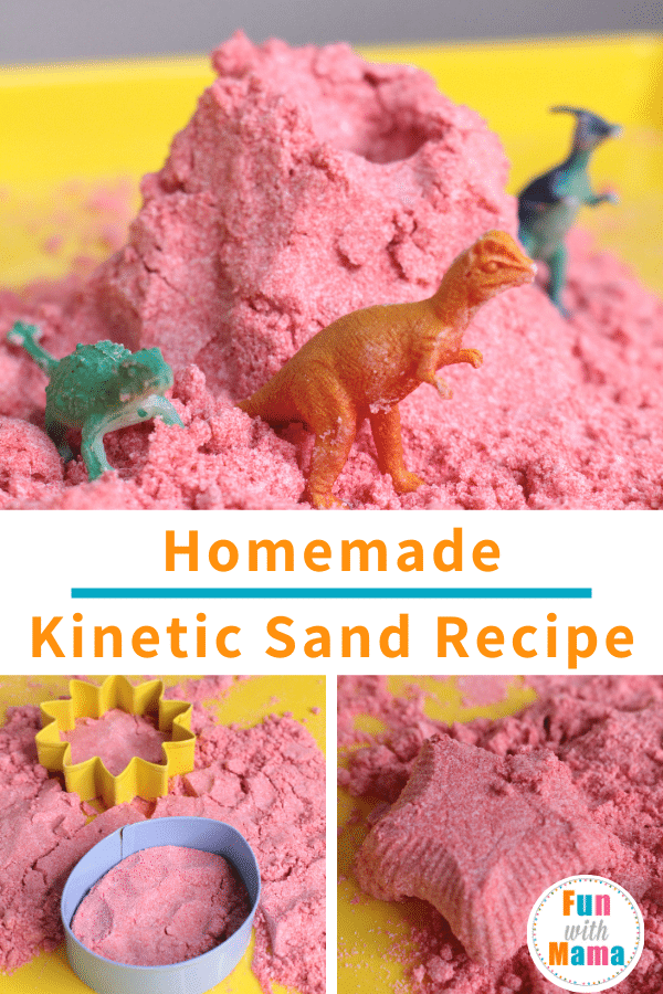 easy homemade kinetic sand recipe 