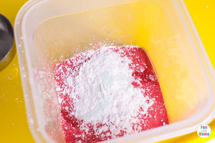 DIY kinetic sand recipe