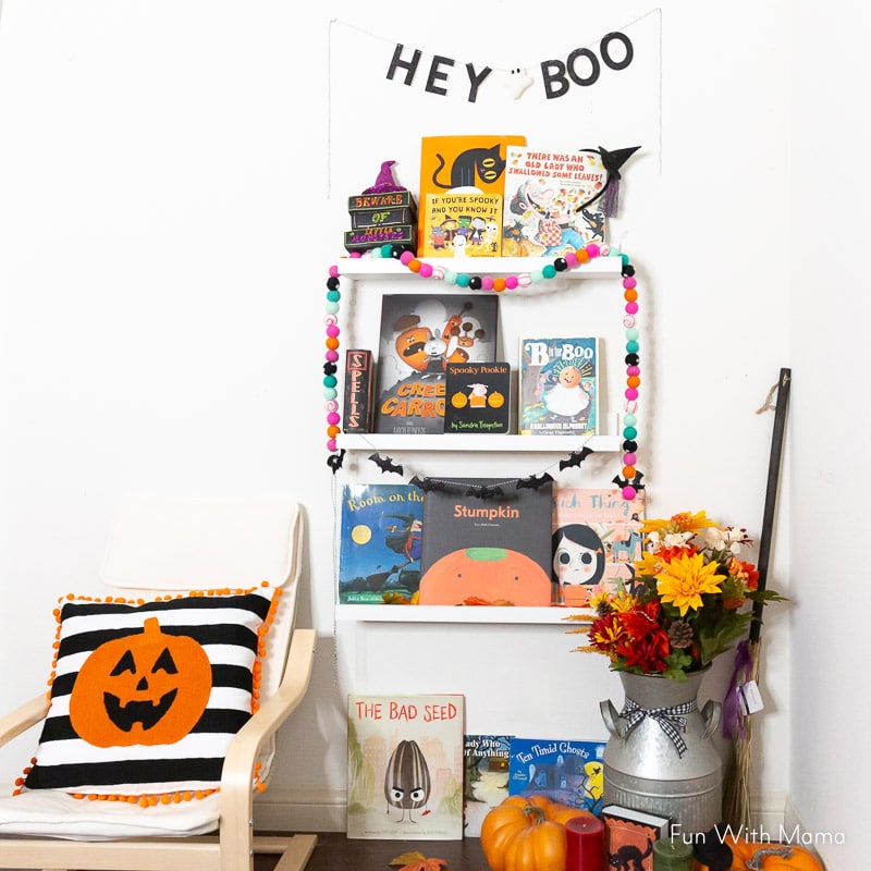 How to create a Halloween Book Nook - Spooky Fun Kids Reading Nook 