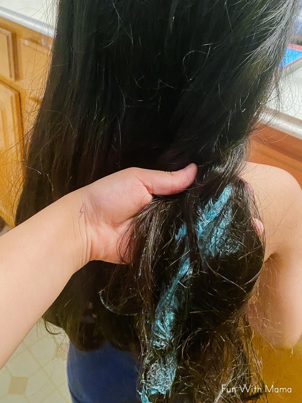 how to get slime out of hair 