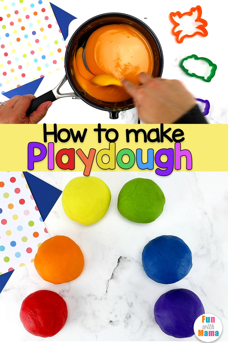 Easy Peasy Play Dough Recipe • The Pinning Mama